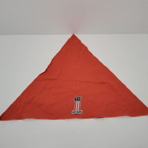Harley-Davisdon Orange Printed H-D 100% Cotton Bandana Doo Rag Baby Size 6-9m
